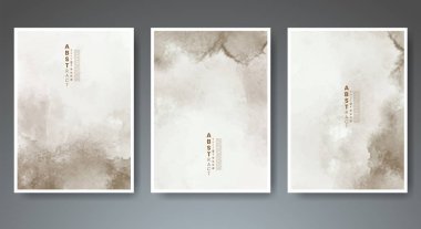 Soyut suluboya arka plan çizimleri. Kapak için tasarım, tarih, kartpostal, afiş, logo.