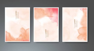 Soyut suluboya arka plan çizimleri. Kapak için tasarım, tarih, kartpostal, afiş, logo.