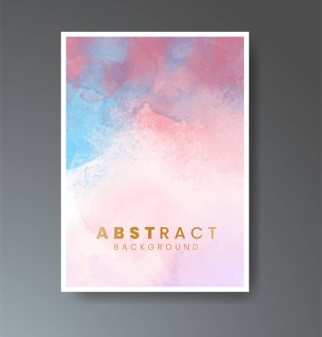 Suluboya arkaplan şablonu. Kapak için tasarım, tarih, kartpostal, afiş, logo.