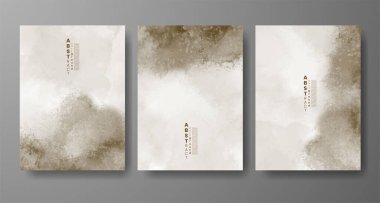 Soyut suluboya arka plan çizimleri. Kapak için tasarım, tarih, kartpostal, afiş, logo.