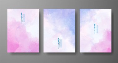 Soyut suluboya arka plan çizimleri. Kapak için tasarım, tarih, kartpostal, afiş, logo.