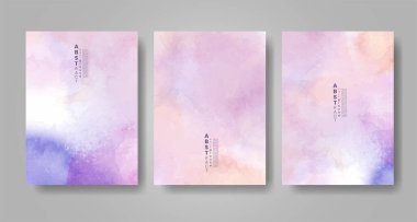 Soyut suluboya arka plan çizimleri. Kapak için tasarım, tarih, kartpostal, afiş, logo.