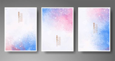 Suluboya arkaplan şablonu. Kapak için tasarım, tarih, kartpostal, afiş, logo.