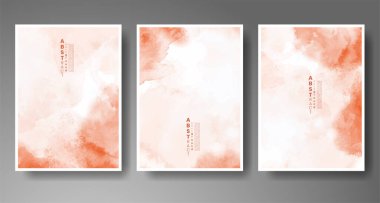 Suluboya arkaplan şablonu. Kapak için tasarım, tarih, kartpostal, afiş, logo.