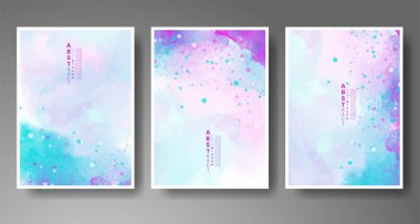 Suluboya arkaplan şablonu. Kapak için tasarım, tarih, kartpostal, afiş, logo.