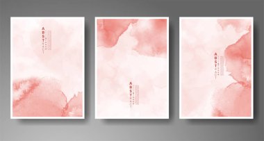 Suluboya arkaplan şablonu. Kapak için tasarım, tarih, kartpostal, afiş, logo.