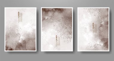 Soyut suluboya arka plan çizimleri. Kapak için tasarım, tarih, kartpostal, afiş, logo.