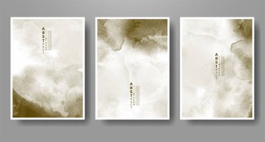 Soyut suluboya arka plan çizimleri. Kapak için tasarım, tarih, kartpostal, afiş, logo.