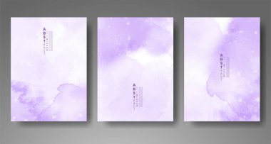 Soyut suluboya arka plan çizimleri. Kapak için tasarım, tarih, kartpostal, afiş, logo.