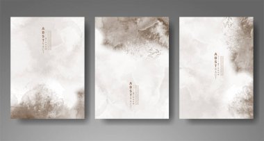 Soyut suluboya arka plan çizimleri. Kapak için tasarım, tarih, kartpostal, afiş, logo.