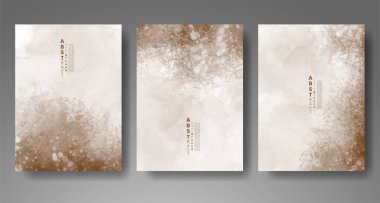 Soyut suluboya arka plan çizimleri. Kapak için tasarım, tarih, kartpostal, afiş, logo.