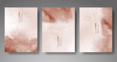 Soyut suluboya arka plan çizimleri. Kapak için tasarım, tarih, kartpostal, afiş, logo.