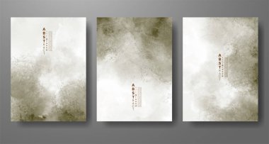 Soyut suluboya arka plan çizimleri. Kapak için tasarım, tarih, kartpostal, afiş, logo.