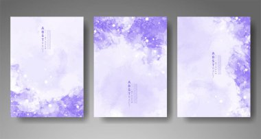 Soyut suluboya arka plan çizimleri. Kapak için tasarım, tarih, kartpostal, afiş, logo.