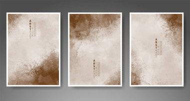 Soyut suluboya arka plan çizimleri. Kapak için tasarım, tarih, kartpostal, afiş, logo.