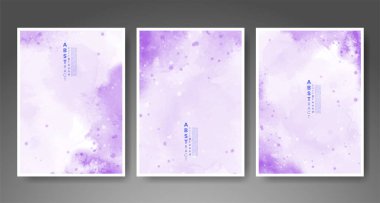 Soyut suluboya arka plan çizimleri. Kapak için tasarım, tarih, kartpostal, afiş, logo.