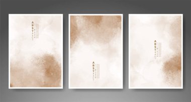 Soyut suluboya arka plan çizimleri. Kapak için tasarım, tarih, kartpostal, afiş, logo.