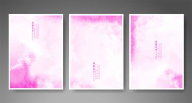 Soyut suluboya arka plan çizimleri. Kapak için tasarım, tarih, kartpostal, afiş, logo.