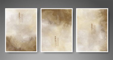 Soyut suluboya arka plan çizimleri. Kapak için tasarım, tarih, kartpostal, afiş, logo.