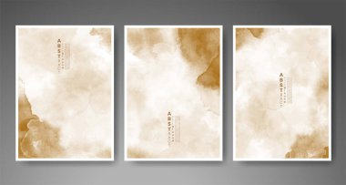 Soyut suluboya arka plan çizimleri. Kapak için tasarım, tarih, kartpostal, afiş, logo.