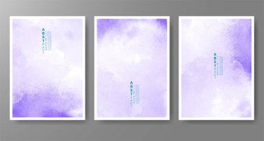 Suluboya geçmişi olan kartlar. Kapak için tasarım, tarih, kartpostal, afiş, logo.