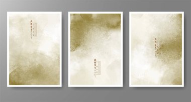 Suluboya geçmişi olan kartlar. Kapak için tasarım, tarih, kartpostal, afiş, logo.