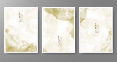 Suluboya geçmişi olan kartlar. Kapak için tasarım, tarih, kartpostal, afiş, logo.