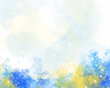 Soyut sıçramış suluboya arka plan. Kapak için tasarım, tarih, kartpostal, afiş, logo.