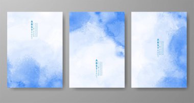 Soyut suluboya arka plan çizimleri. Kapak için tasarım, tarih, kartpostal, afiş, logo.