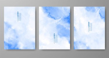 Soyut suluboya arka plan çizimleri. Kapak için tasarım, tarih, kartpostal, afiş, logo.