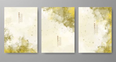 Soyut suluboya arka plan çizimleri. Kapak için tasarım, tarih, kartpostal, afiş, logo.