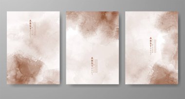 Soyut suluboya arka plan çizimleri. Kapak için tasarım, tarih, kartpostal, afiş, logo.