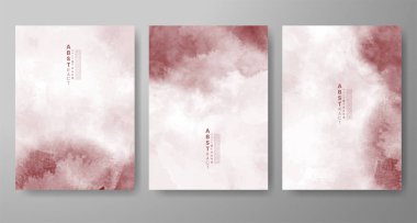 Soyut suluboya arka plan çizimleri. Kapak için tasarım, tarih, kartpostal, afiş, logo.