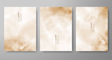 Soyut suluboya arka plan çizimleri. Kapak için tasarım, tarih, kartpostal, afiş, logo.