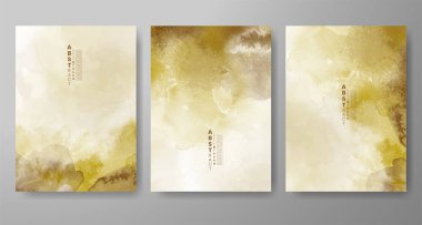 Soyut suluboya arka plan çizimleri. Kapak için tasarım, tarih, kartpostal, afiş, logo.