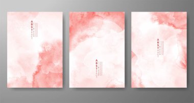 Soyut suluboya arka plan çizimleri. Kapak için tasarım, tarih, kartpostal, afiş, logo.