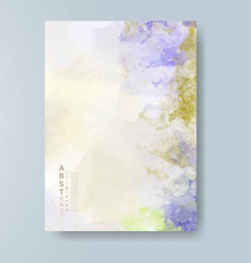 Suluboya geçmişi olan kartlar. Kapak için tasarım, tarih, kartpostal, afiş, logo.