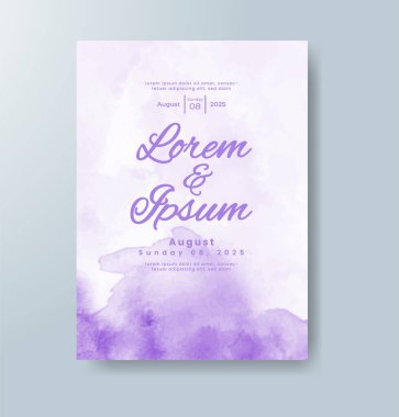 Suluboya Minimal Kart. Klasik Vektör Tasarım Kartları. Düğün Soyut Arkaplan Davetiyesi. Sanat Şablonu. Broşür ve Kapak Tasarımı için Yaratıcı Resimler. Asgari Suluboya Sanatı.