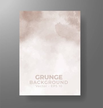 Suluboya Minimal Kart. Klasik Vektör Tasarım Kartları. Düğün Soyut Davetiye Sanat Şablonu. Broşür ve Kapak Tasarımı için Yaratıcı Resimler. Asgari Suluboya Sanatı.