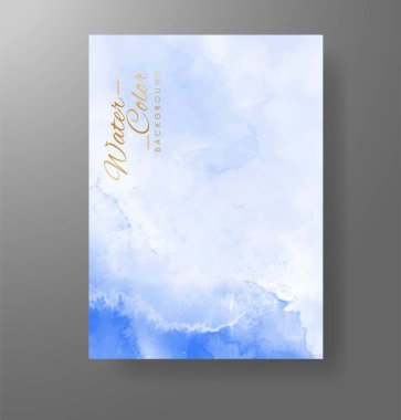 Suluboya Minimal Kart. Klasik Vektör Tasarım Kartları. Düğün Soyut Davetiye Sanat Şablonu. Broşür ve Kapak Tasarımı için Yaratıcı Resimler. Asgari Suluboya Sanatı.