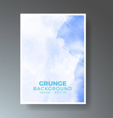 Parlak renkli vektör suluboya arka planı olan kartlar. Randevunuz, kartpostalınız, afişiniz için tasarım.