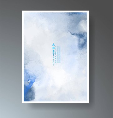 Parlak renkli vektör suluboya arka planı olan kartlar. Randevunuz, kartpostalınız, afişiniz için tasarım.