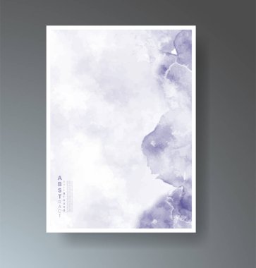 Parlak renkli vektör suluboya arka planı olan kartlar. Randevunuz, kartpostalınız, afişiniz için tasarım.