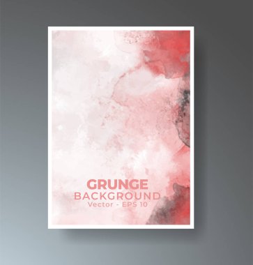 Parlak renkli vektör suluboya arka planı olan kartlar. Randevunuz, kartpostalınız, afişiniz için tasarım.