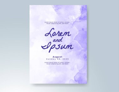 Soyut arkaplanlı düğün davetiyesi