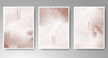 Parlak renkli vektör suluboya arkaplan seti. Randevunuz, kartpostalınız, afişiniz, logonuz için tasarım. 