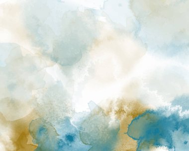 Arka plan için soyut renkli sulu boya. Dijital sanat resim