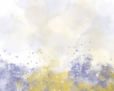 Arka plan için soyut renkli sulu boya. Dijital sanat resim