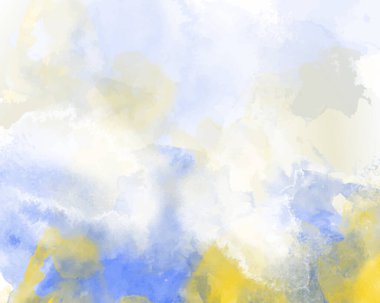 Arka plan için soyut renkli sulu boya. Dijital sanat resim