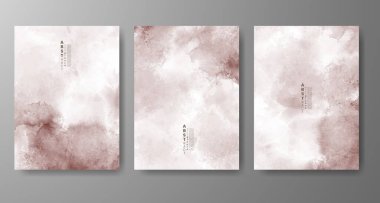 Soyut suluboya arka plan çizimleri. Kapak için tasarım, tarih, kartpostal, afiş, logo.